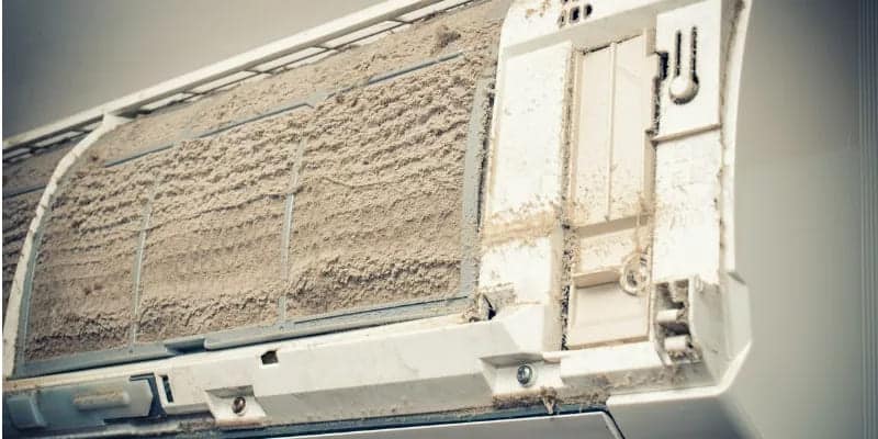 Dirty Air Filters Cause AC Units to Leak Water 