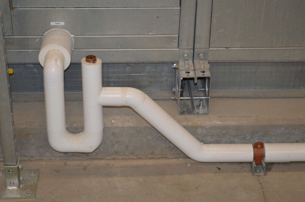 2. Locate the AC Drain Line 