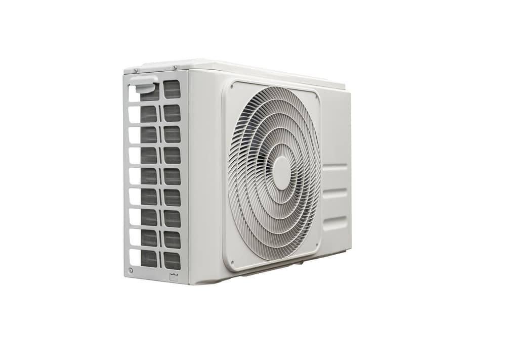 A view of an AC condenser unit