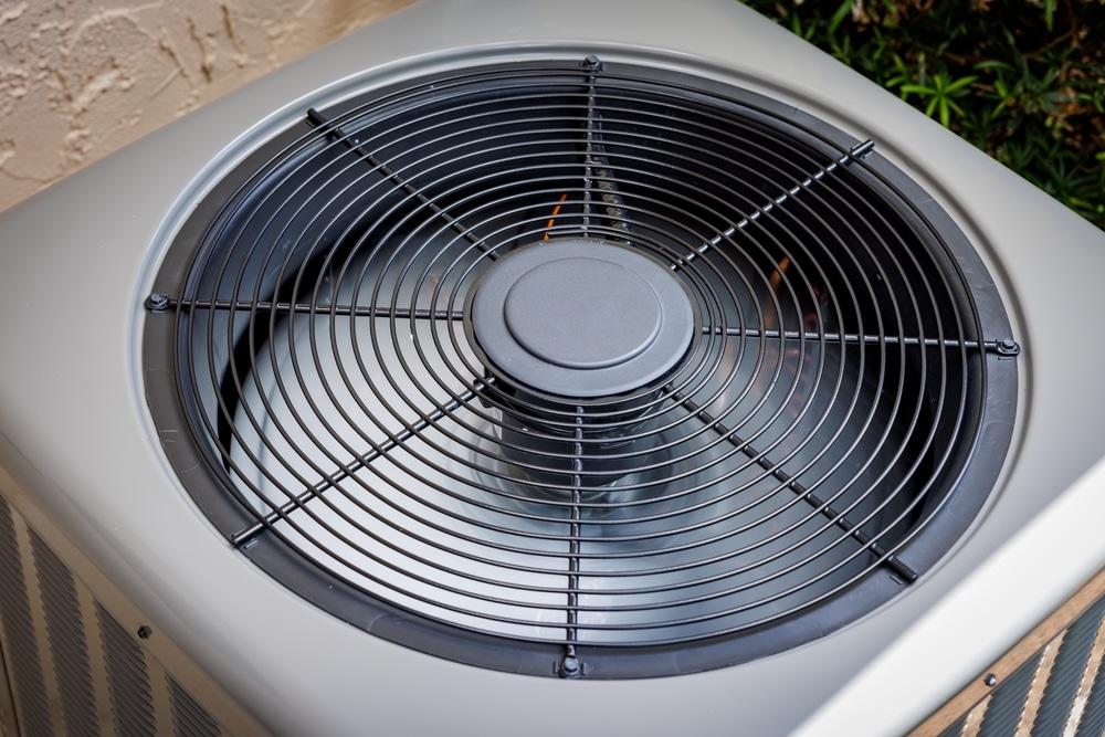 A view of an ac fan